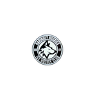 The Huskies Pin Badge from Haringey Huskies Store features a circular black and white design with a wolf head at the center, surrounded by the text “Haringey Huskies Ice Hockey Club” and “2017” split on each side.